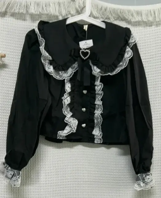 Image de Chemisier Dentelle Kawaii Y2K Harajuku