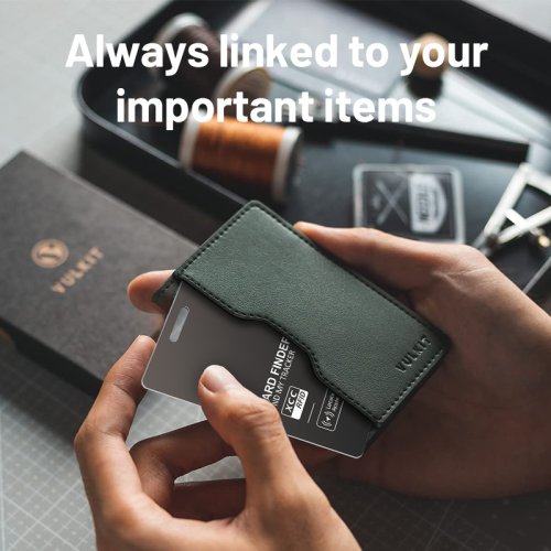 Afbeelding van Nieuwe Bluetooth Wallet Tracker Card 1,7 mm dun Draadloos opladen Werkt met Apple Find My (alleen iOS) IP68 Waterdicht
