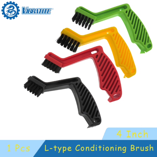 Immagine di 1 pz tampone per lucidatura spazzola per condizionamento setole in nylon rigide durevoli rosso/giallo/verde/nero per pulire e lucidare l'auto