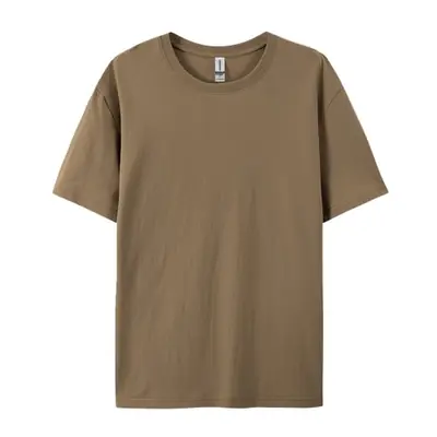 Image de T-Shirt Coton Uni Homme/Femme - Été Confortable et Tendance