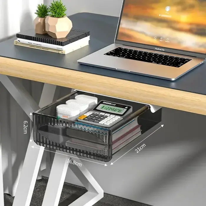 Image de Étagère de Rangement Invisible pour Bureau