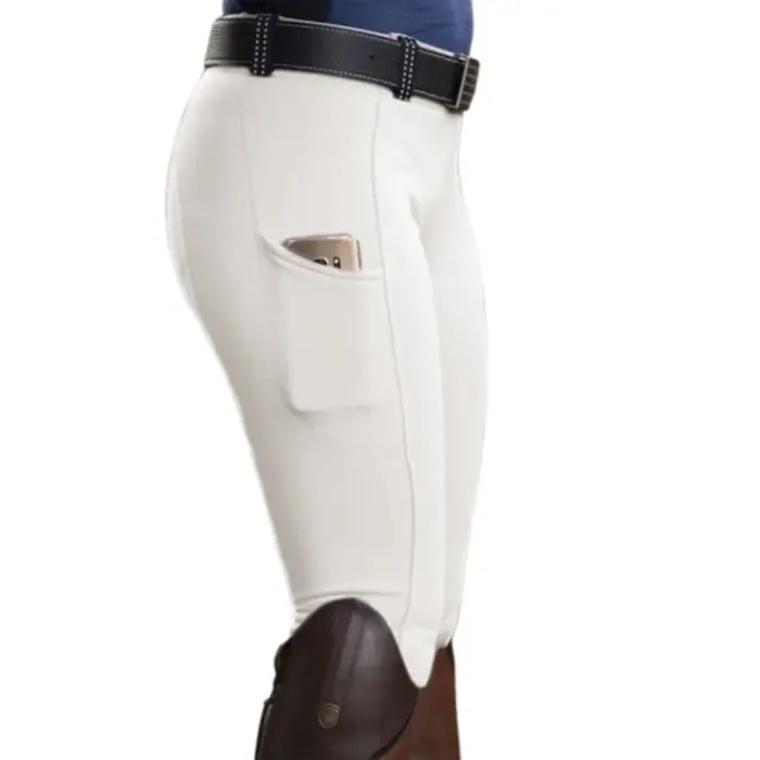 Image de Pantalon Équestre Anti-Boulochage Élastique avec Poche Téléphone