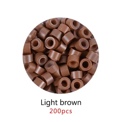 Image de Anneaux de Cheveux Silicone - 200/500 Pièces