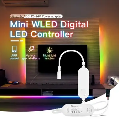 Image de Contrôleur LED RGB Ultra Mini ESP32/ESP8266