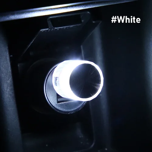 Immagine di Mini luce per auto Spina USB Luci d'atmosfera a LED Lampada decorativa per auto Illuminazione di eme...