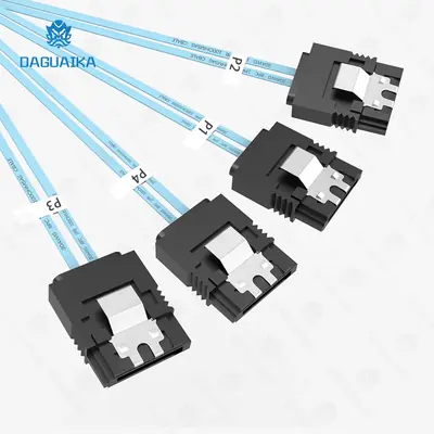 Image de Câble SATA 6 Ports - 12Gbps pour NAS, Serveur & PC