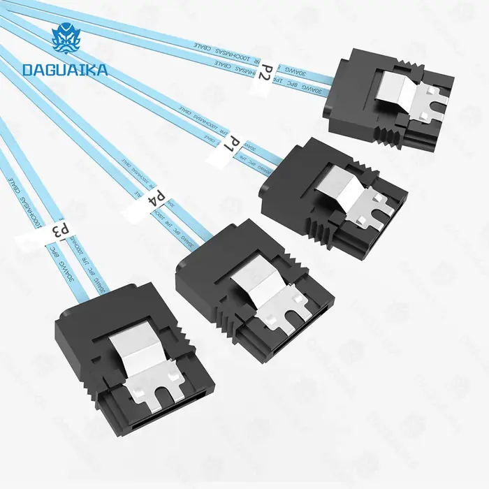 Image de Câble SATA 6 Ports - 12Gbps pour NAS, Serveur & PC