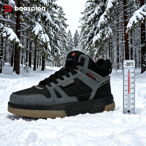 Immagine di Scarpe Invernali Uomo Impermeabili e Antiscivolo