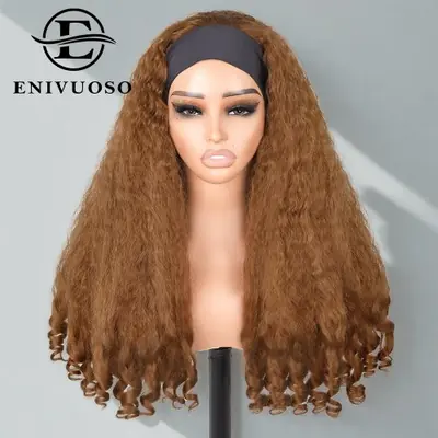Image de Perruque Afro Bandeau Sans Colle - Naturelle & Facile à Porter