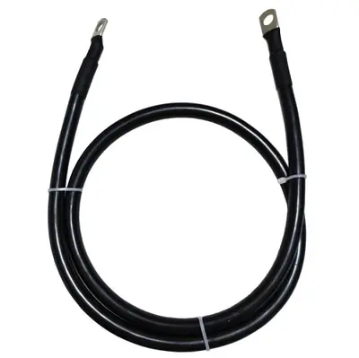 Image de Câble de Batterie 8-2 AWG avec Cosses - Idéal pour UPS et Systèmes Solaires