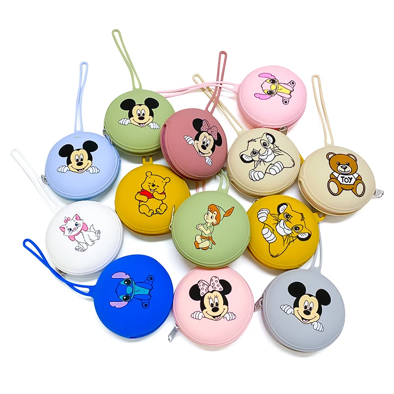 Image of Soft Silicone Baby Nipple Storage Bag – Food-Grade, Portable, and Safe for Breast Milk & Pacifier Accessories