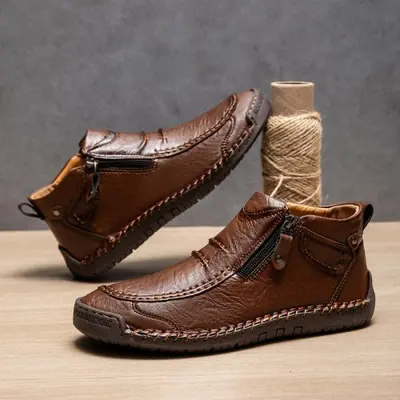 Image de Bottes en Cuir Homme Automne - Confort & Style