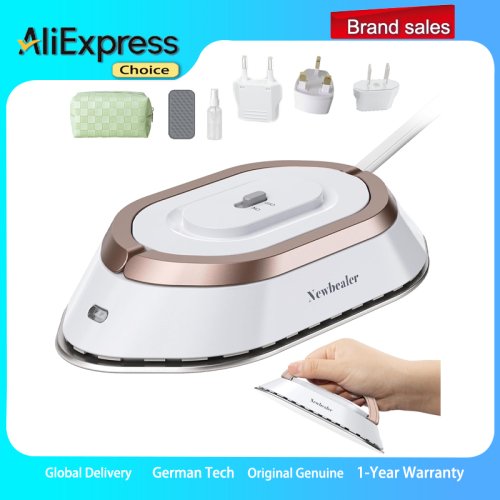 Image of 300W Electric Iron Mini Clothes Dryer Travel Dual-voltage Dryer Ceramic Based Iron Clothing Wrinkle Remover