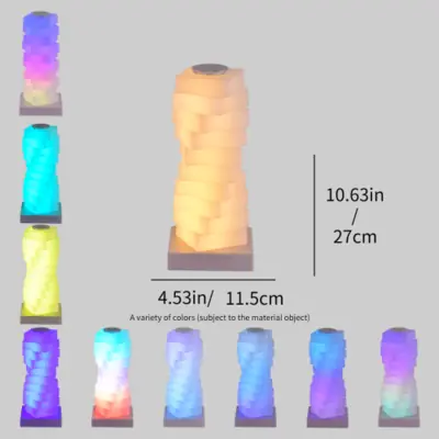 Image de Lampe LED RGB Multicolore avec Contrôle Tactile