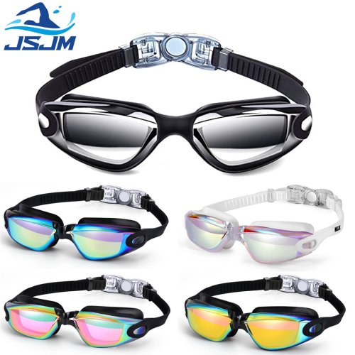Bild von JSJM Neue Professionelle Erwachsene Anti-fog UV Schutz Objektiv Männer Frauen Schwimmen Brille Wasserdicht Einstellbar Silikon Schwimmen Gläser