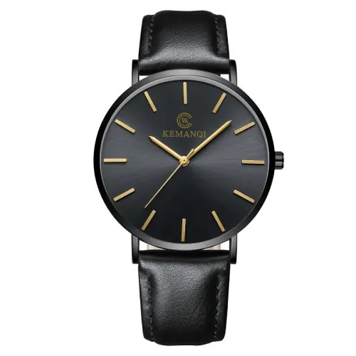 Image de Montre Homme Luxe Or Ultra Mince