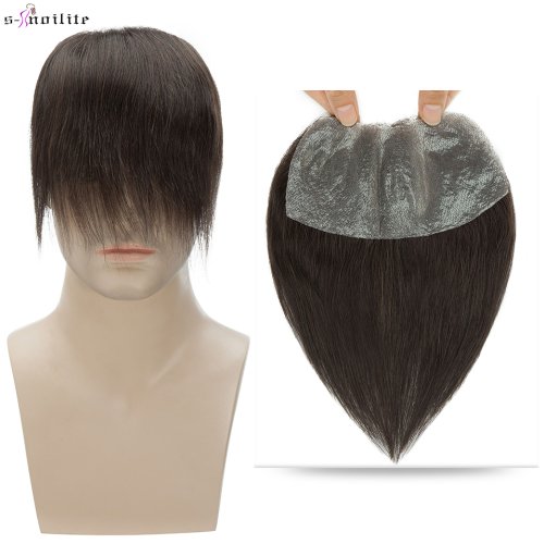 Immagine di Parruccino Uomo con Fronte in Capelli Naturali 13G