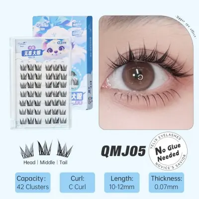 Image de Faux Cils Auto-Adhésifs Naturels & Doux