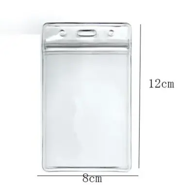 Image de Porte-Carte de Travail Transparent avec Lanière Rétractable