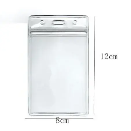 Image de Porte-Carte de Travail Transparent avec Lanière Rétractable