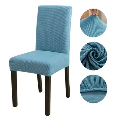 Image de Housse de Chaise Jacquard Élastique - Design Élégant & Pratique