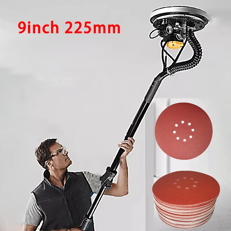 Image de Ponceuse Murale 9 Pouces - Disques Abrasifs 225mm pour Bois & Métal