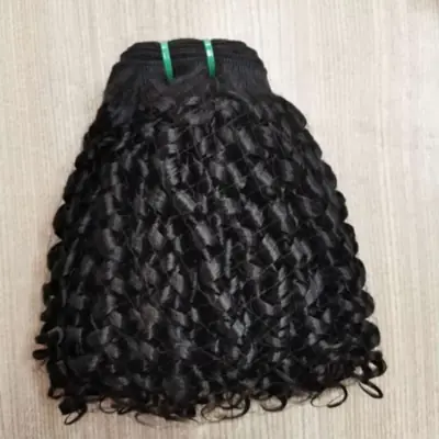Image de Extensions cheveux humains bouclés pixie - Tissage rapide 1-4 pièces