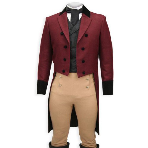 Image of Elegant Three-Piece Men's Formal Suit with Long Peaked Lapel Coat, Custom-Fit Waistcoat and Trousers for Stage Performances and Special Occasions