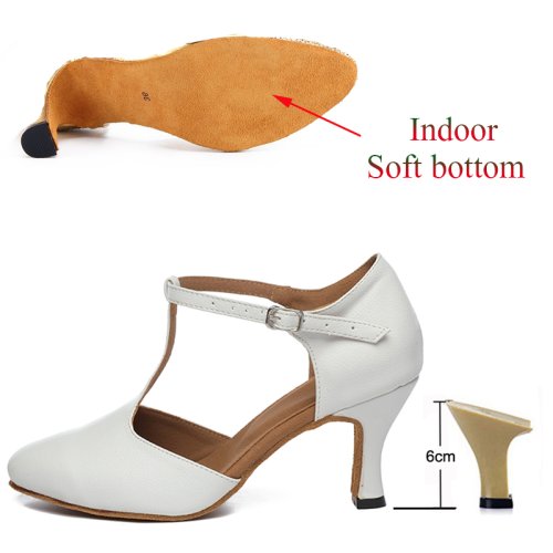 Imagen de Zapatos de Baile Latino para Mujer y Niña - Tacón Alto y Punta Cerrada