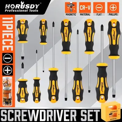 Kit Tournevis Magnétiques 11 Pièces - Pratique & Puissant