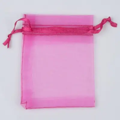 Image de Sacs à Bijoux Organza - 50 pcs, 24 Couleurs