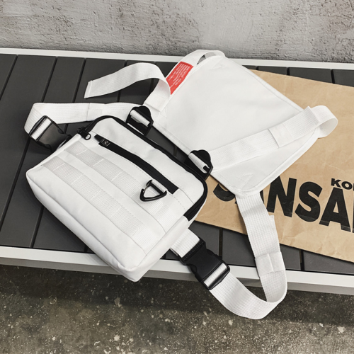 Imagen de Bolsa Frontal Unisex de Tela Oxford - Estilo Urbano y Práctico