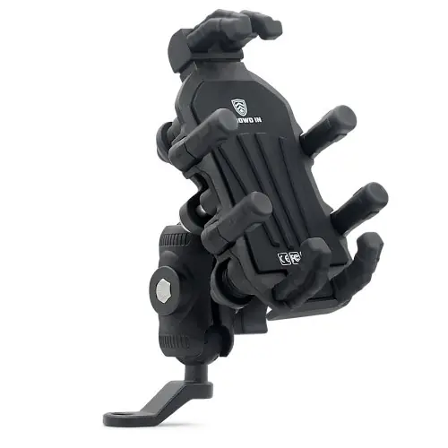 Image de Support Téléphone Moto Anti-Vibration en Aluminium