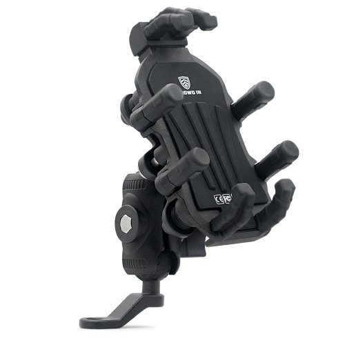 Imagen de Soporte para teléfono móvil de motocicleta, soporte para manillar, soporte de navegación para espejo...
