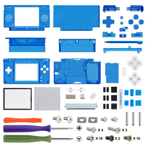 Bleu transparent