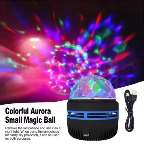 Image de Veilleuse Étoilée Rotative - Lampe Galaxie avec Télécommande
