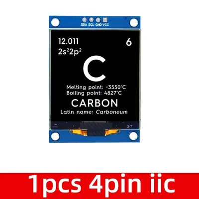 Image de OLED 1.5" 128x128 - Écran Haute Qualité pour Raspberry Pi, Arduino & STM32
