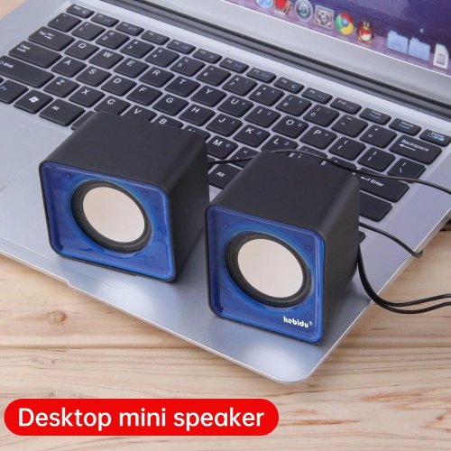 Imagen de Altavoz Portátil para PC, Laptop y Escritorio - Mini Caja de Sonido con Alto Rendimiento de Audio