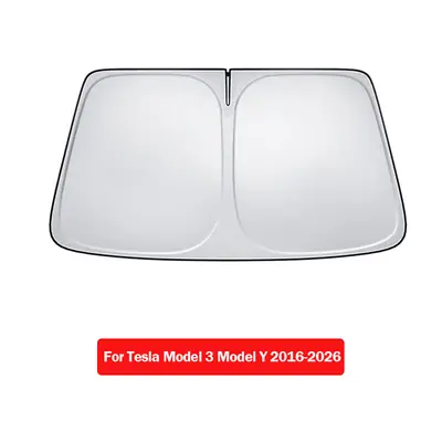 Image de Pare-soleil pliable thermique Tesla Model Y & Model 3