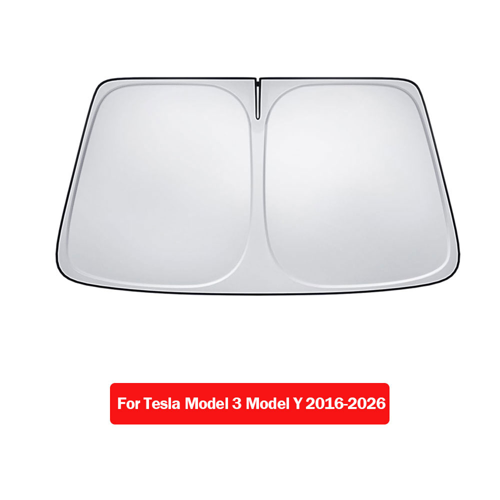 Image de Pare-soleil pliable thermique Tesla Model Y & Model 3