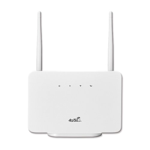 Afbeelding van 4G Draadloze Router 300 Mbps met Externe Antenne en SIM-kaartsleuf – Mobiel WiFi Modem met EU-stekker voor Thuis, Reizen en Werk
