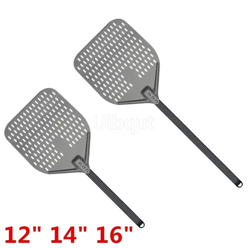 Afbeelding van Grote Aluminium Pizza Schep met Lange Steel – Anti-Aanbak Pizzaspatel voor 12-14 Inch Pizza's, Ideaal voor Oven en Barbecue