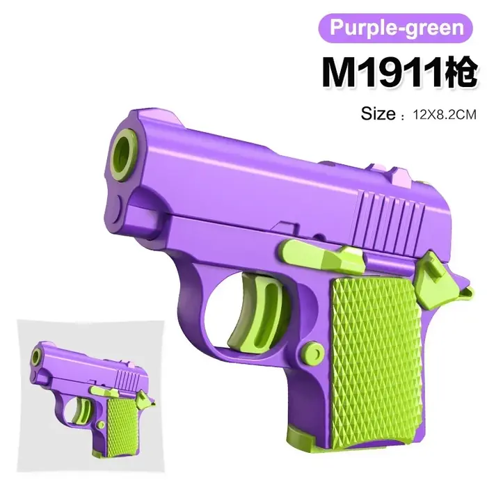 Image de Pistolet Fidget 3D - Jouet Anti-Stress pour Enfants & Adultes