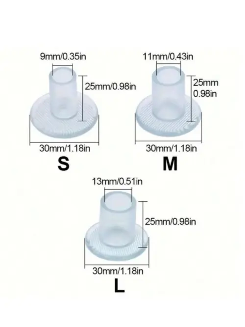 Image de Protège-Talons Transparent - Anti-Dérapant & Résistant