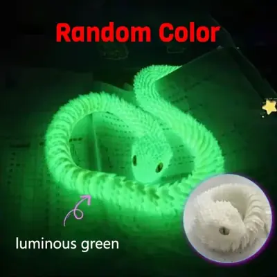 Serpent 3D Articulé - Jouet Réaliste & Décoratif