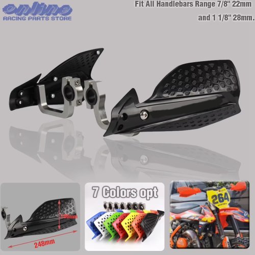 Bild von Motocross 22mm 28mm Lenker Handschutz Schutz Für Motorrad Dirt Pit Bike ATV Quads mit Handprotektoren Enduro
