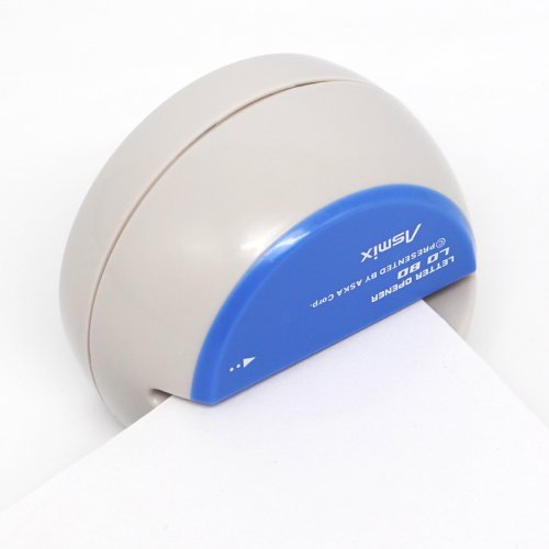 Image of Automatic Electric Letter Opener with Safety Blade – Sleek Desktop Mail Cutter for Efficient Envelope Opening