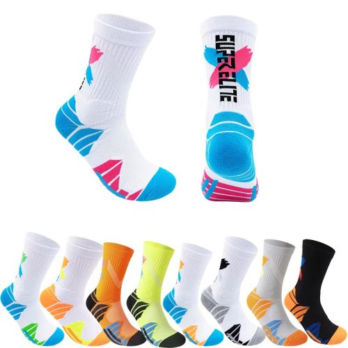 Image de Chaussettes de Sport Hautes - Absorption des Chocs & Confort Max