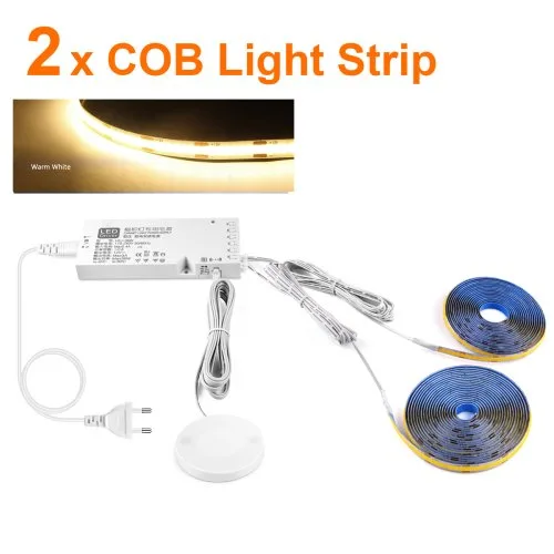 2PCS LED-WW