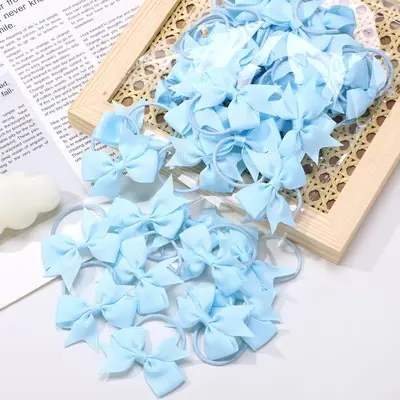 Image de Bandeaux de Cheveux pour Bébés Filles - Lot de 10